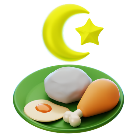 Suhoor  3D Icon