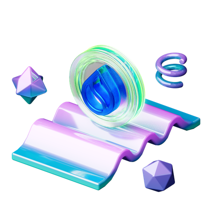 ~에  3D Icon