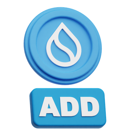 Sui Add  3D Icon