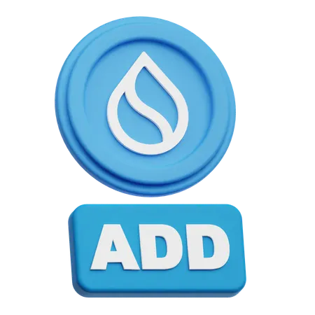 Sui Add  3D Icon