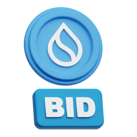 Sui Bid  3D Icon