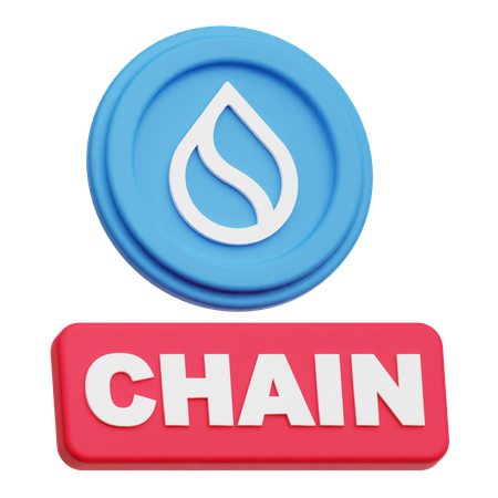 Sui Chain  3D Icon