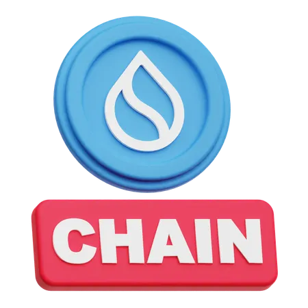 Sui Chain  3D Icon
