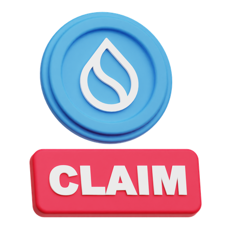 Sui Claim  3D Icon