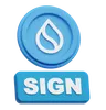SUI Coin sign