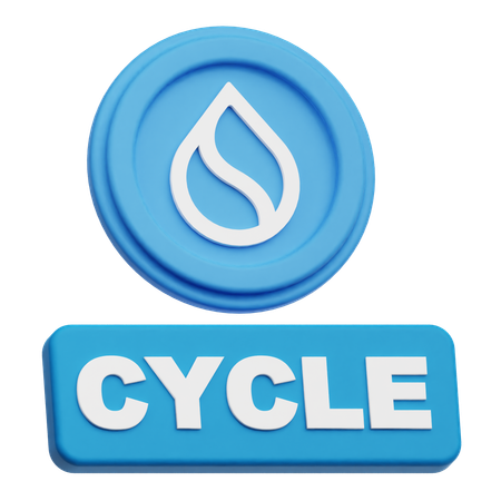 Sui Cycle  3D Icon