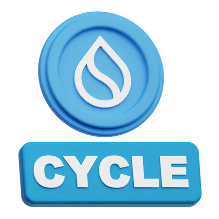 Sui Cycle  3D Icon