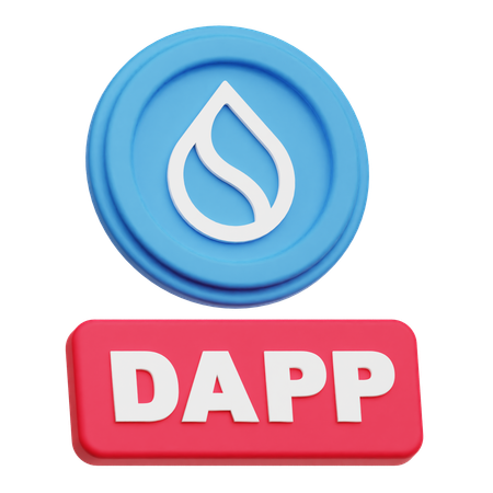 Sui dapp  3D Icon