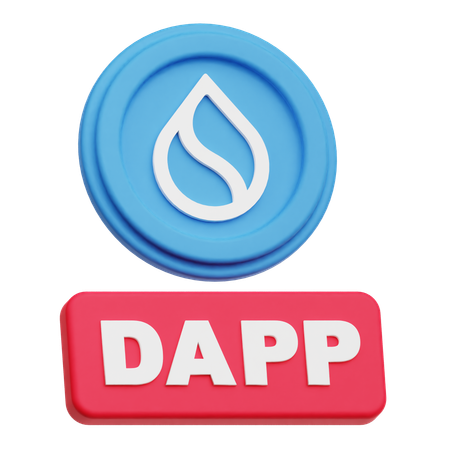 Sui Dapp  3D Icon