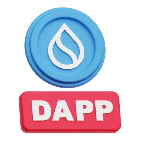 Sui Dapp  3D Icon