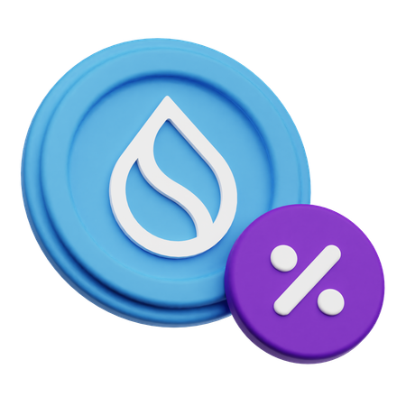 Sui Discount  3D Icon