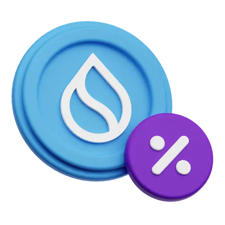 Sui Discount  3D Icon