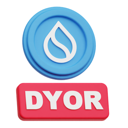 Sui Dyor  3D Icon