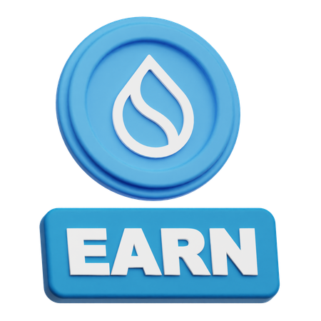 Sui Earn  3D Icon