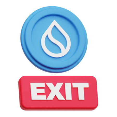 Sui Exit  3D Icon