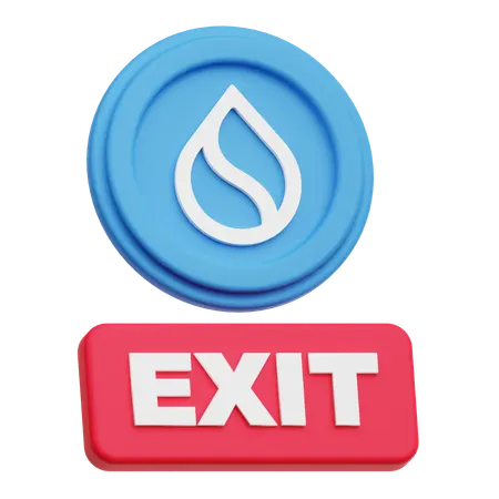 Sui Exit  3D Icon