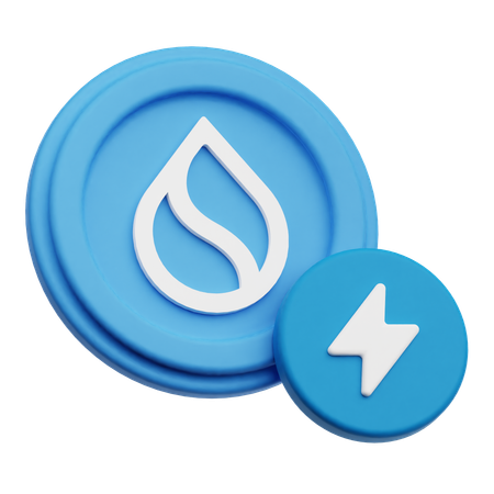 Sui Flash  3D Icon