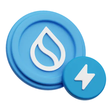 Sui Flash  3D Icon
