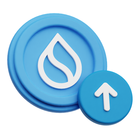 Sui Growth  3D Icon