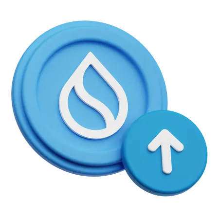 Sui Growth  3D Icon