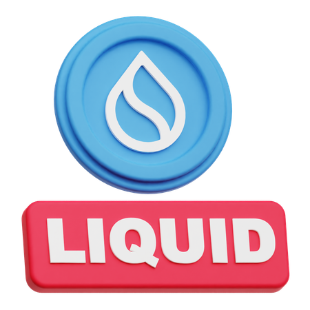 Sui Liquid  3D Icon
