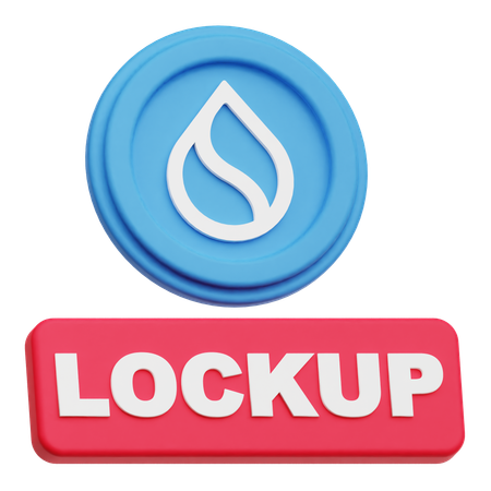 Sui Lockup  3D Icon
