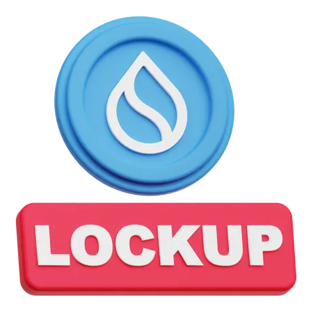 Sui Lockup  3D Icon