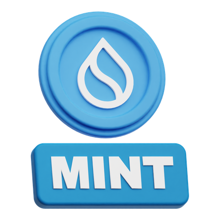 Sui Mint  3D Icon