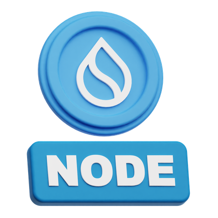 Sui Node  3D Icon
