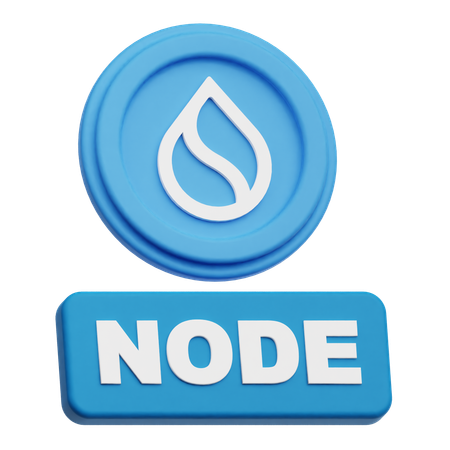 Sui node  3D Icon