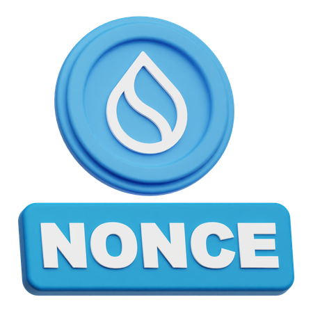 Sui Nonce  3D Icon
