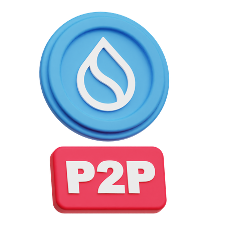 Sui P 2 P  3D Icon
