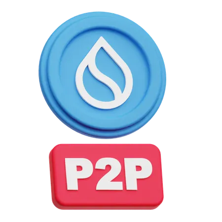 Sui P 2 P  3D Icon