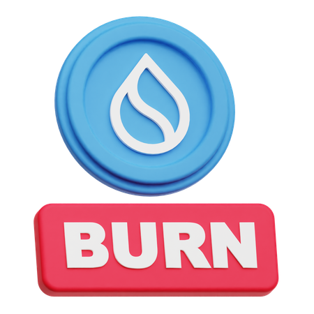 Sui queimar  3D Icon