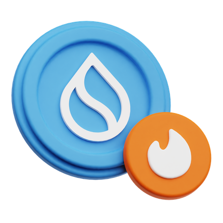 Sui queimar  3D Icon