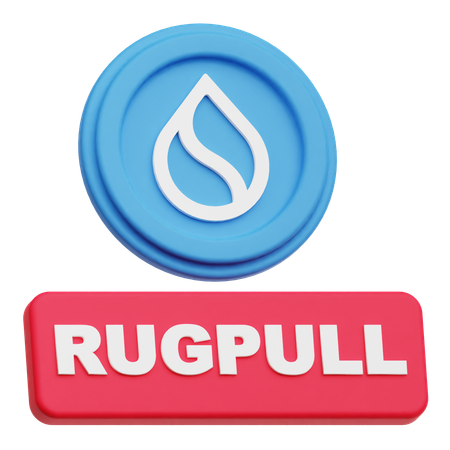 Sui Rugpull  3D Icon