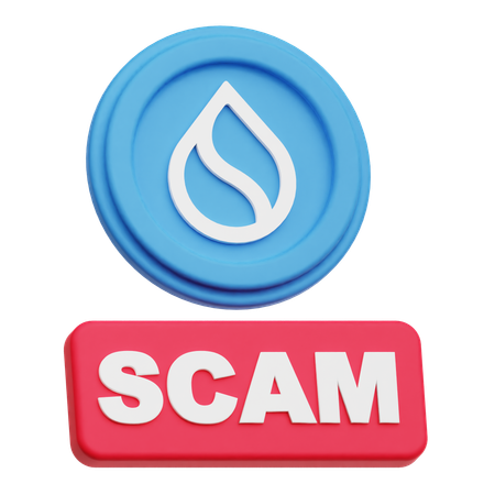 Sui Scam  3D Icon