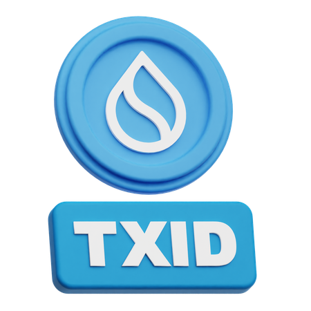 Sui Txid  3D Icon