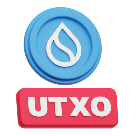 Sui Utxo  3D Icon