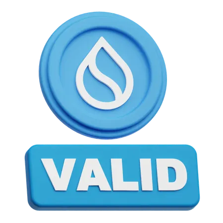 Sui Valid  3D Icon