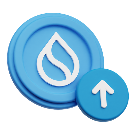 Sui-Wachstum  3D Icon