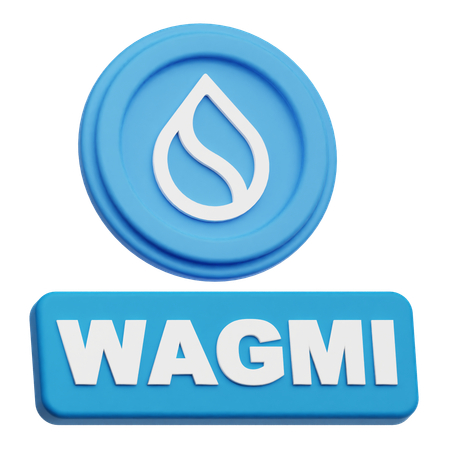 Sui Wagmi  3D Icon