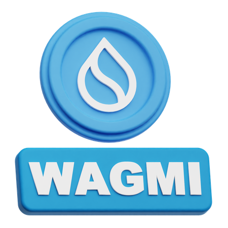 Sui Wagmi  3D Icon