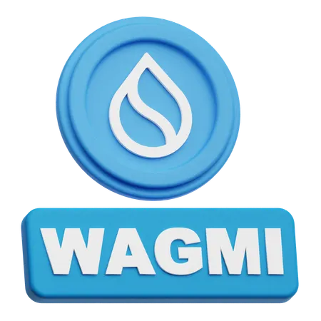 Sui Wagmi  3D Icon