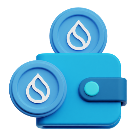 Sui-Geldbörse  3D Icon