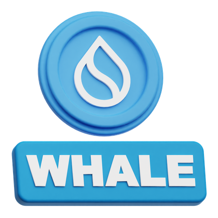 Sui Whale  3D Icon