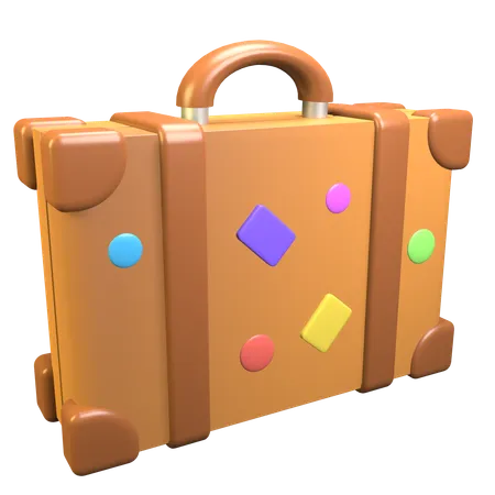 Suit Case  3D Icon