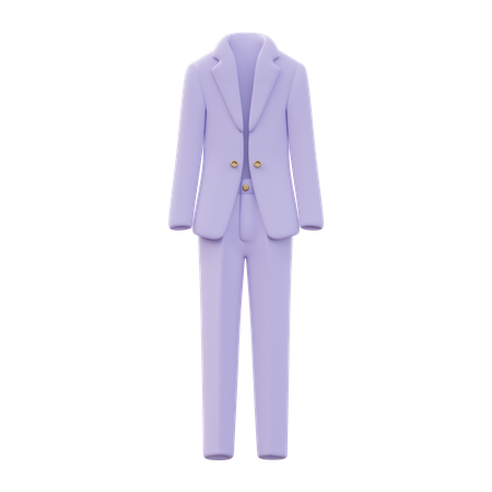 Suit pants Women  3D Icon