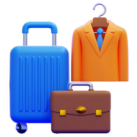 Suit & Tie on the Go  3D Icon