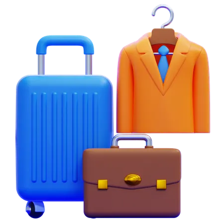 Suit & Tie on the Go  3D Icon